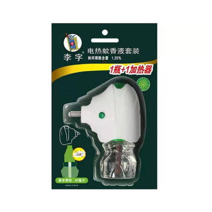 李字电热蚊香液草本香型 套装 家庭环境清洁