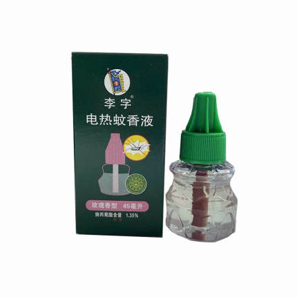 李字电热蚊香液玫瑰香型45ml 家庭环境清洁