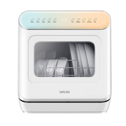 【炫彩款OO7】智能家电 华凌洗碗机 4套 台式免安装 除菌消毒 WIFI智控 WQP4-W2605