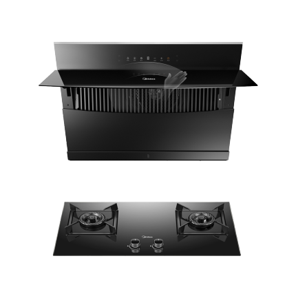 【烟灶套装】20mm³大吸力 自清洗 5.0KW火力 陶瓷承液盘 J57+JZY-Q330