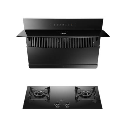 【烟灶套装】20mm³大吸力 自清洗 5.0KW火力 陶瓷承液盘J57+JZT-Q330