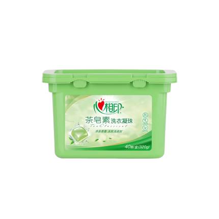 心相印茶皂素洗衣凝珠40颗装 洗衣液