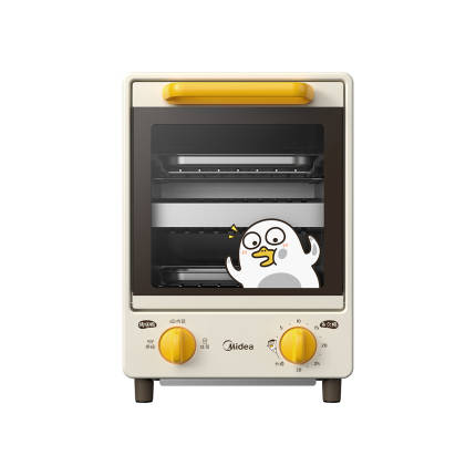 家用多功能小烤箱9L 三管加热 双层同烤 机械控制 IP款小刘鸭款 PT0811