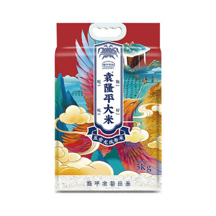 大米 袁隆平大米 五常龙凤香米(非有机)5kg