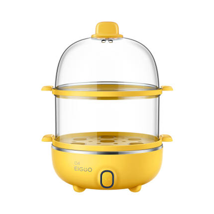 【新品】萌潮捣蛋鬼 蒸蛋器煮蛋器 不锈钢水箱 防烫设计 双层7个蛋 电蒸锅MZ-ZG16E111