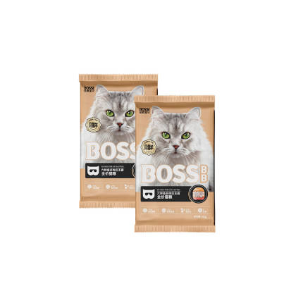 BOSS BB六种鱼多肉巨无霸全价猫粮50克 宠物生活 宠物食品 猫粮