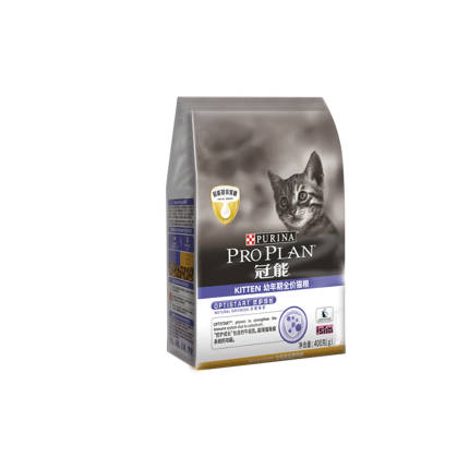 冠能幼年期全价猫粮400g 怀孕哺乳期猫及幼猫 宠物生活 宠物食品 猫粮
