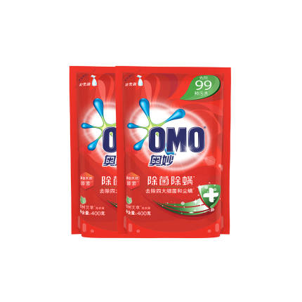 洗衣液 奥妙除菌除螨洗衣液400G*2