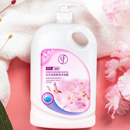 隆力奇 懿芙 水光充盈香氛沐浴露 玻尿酸+樱花甜蜜香氛 2L 个人护理