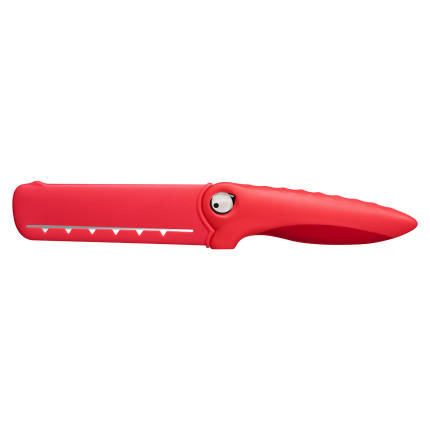 刀具 材質陶瓷+塑料 防滑刀柄 握感舒適MP-KF11C01鱷魚刀紅色