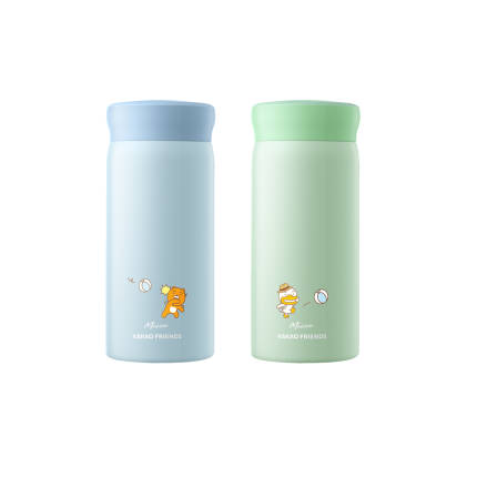 绿色kakao保温杯+蓝色kakao保温杯