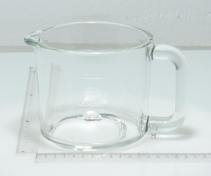 破壁机接浆杯 食物杯 MJ-M1 MJ-PB80Q3 高硼玻璃 T5 GB 透明 1.0L