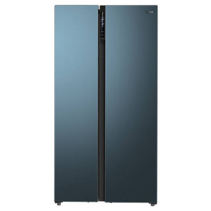 對開門冰箱 603升 一級雙變頻 鉑金凈味抗菌 調濕空間BCD-603WKGPZM(E) 深空藍
