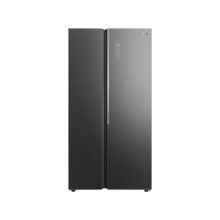 【微晶系列】对开门大容量冰箱 一级变频 净味除菌 智能控湿BCD-609WKGPZM(E) 炭灰