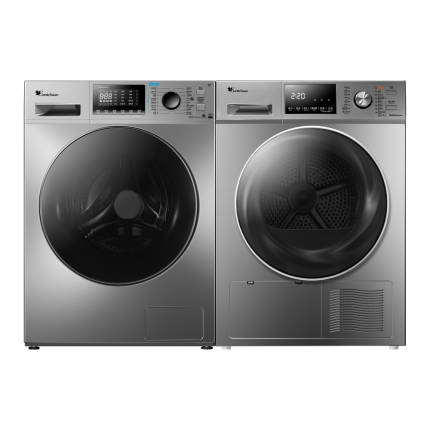 【洗烘套装】小天鹅洗衣机热泵烘干机干衣组合TG100V86WMDY5+TH100-H32Y