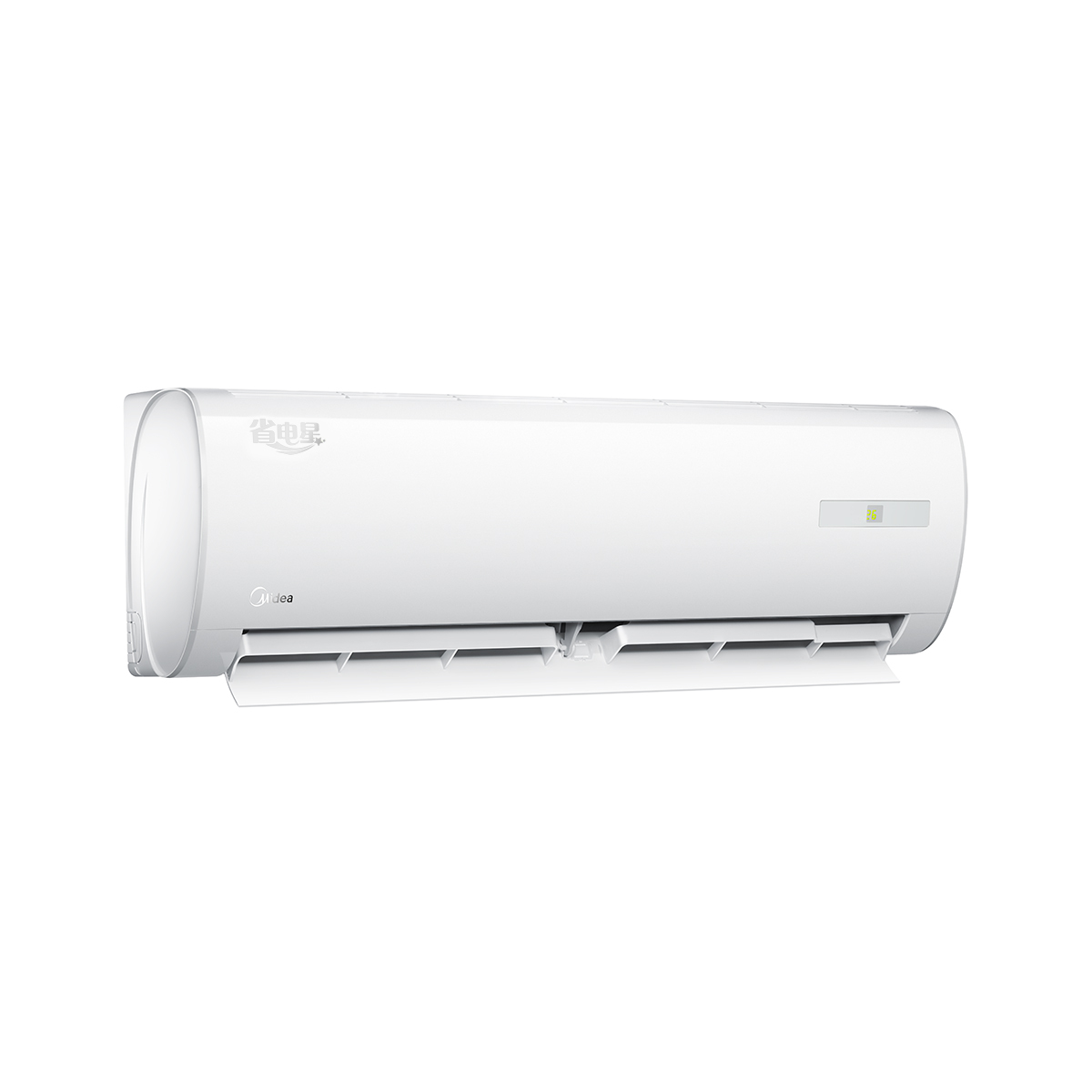 美的小1匹三级定速单冷壁挂式家用空调挂机KF-23GW/Y-DH400(D3)