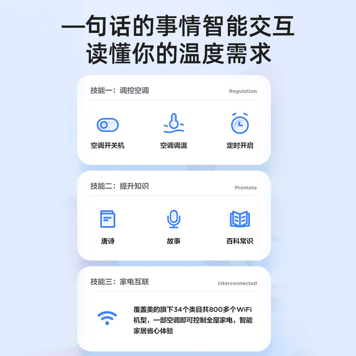 美的大1匹智能家电 无风感变频冷暖空调挂机KFR-26GW/BP3DN8Y-ET100(2)复联