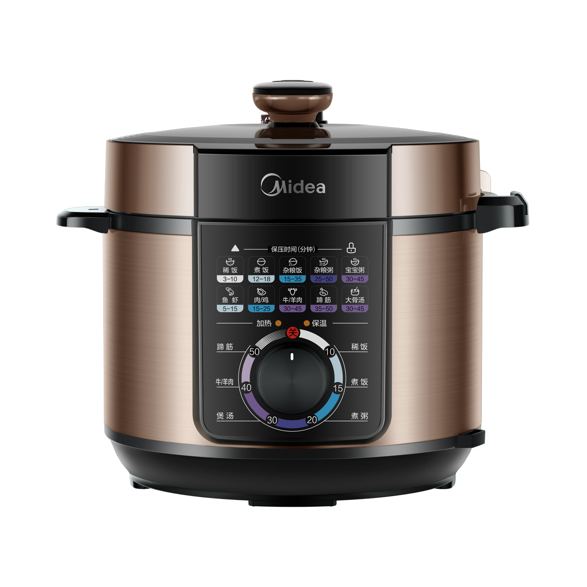 美的 电压力锅 MY-YL50X3-102 双胆 5L容量