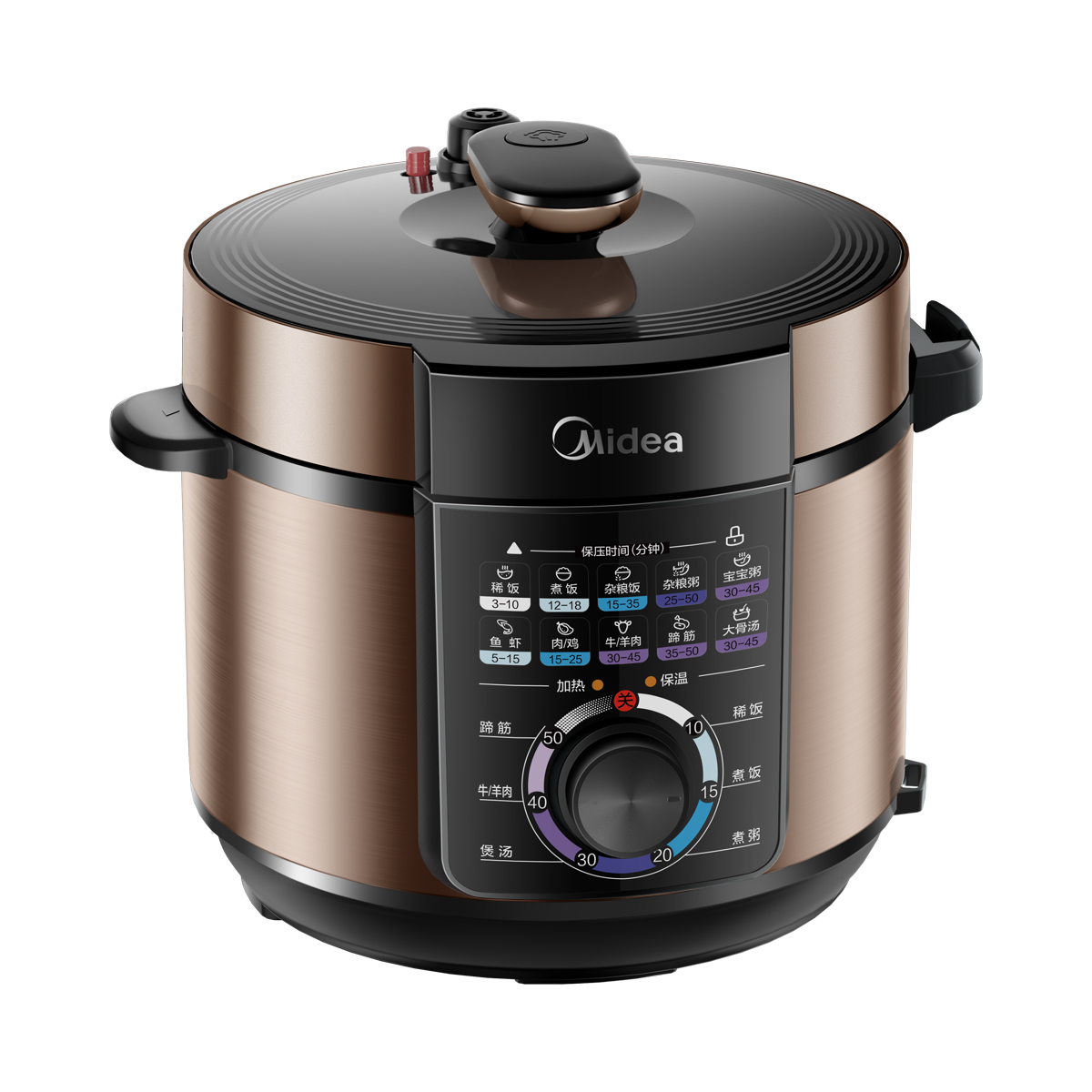 美的 电压力锅 MY-YL50X3-102 双胆 5L容量