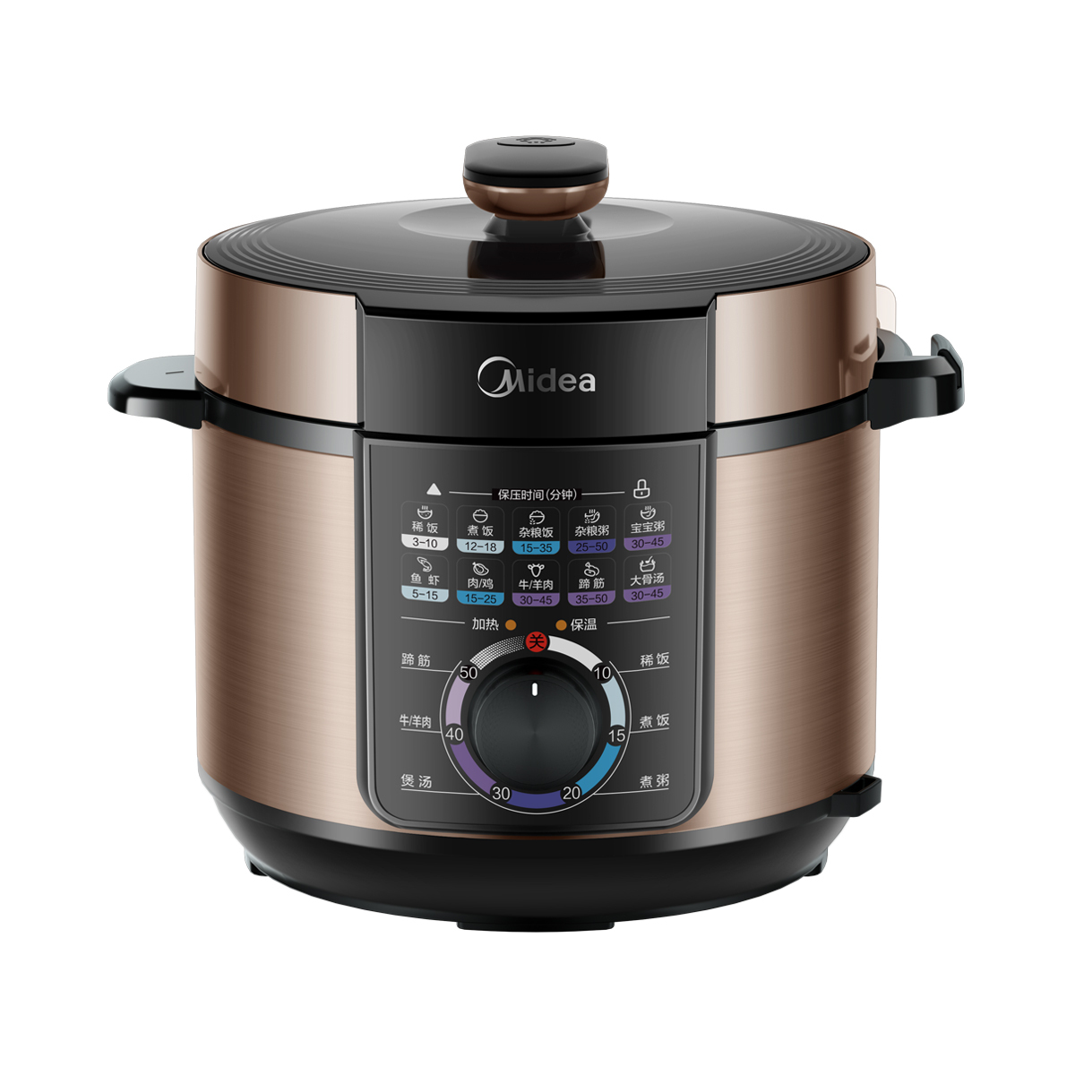 美的 电压力锅 MY-YL50X3-102 双胆 5L容量