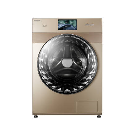 【意式美学设计】比佛利10KG洗衣机 安全除菌洗 纤柔空气洗 水魔方护色 B1DV100TG