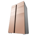 美的冰箱 540升双变频节能 智能对开双门电冰箱BCD-540WKGPZM玫瑰金