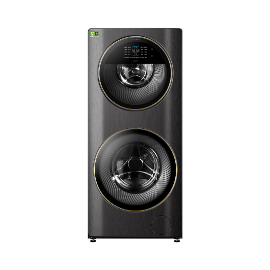 COLMO 15KG双层滚筒洗衣机 洗烘干一体 智能家电 CLDG15E