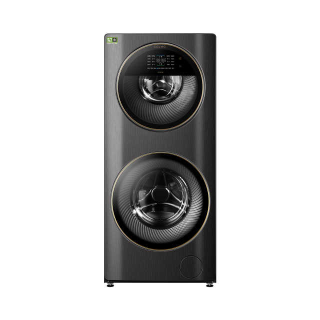 COLMO 15KG双层滚筒洗衣机 洗烘干一体 智能家电 CLDG15E