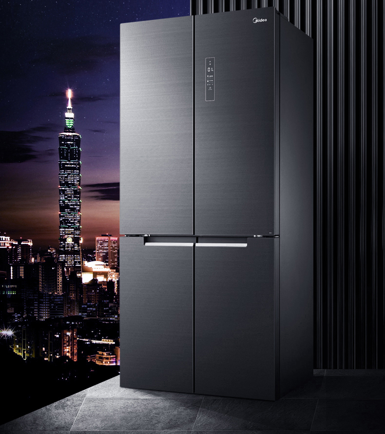 多维智能变频微晶生鲜pst动态杀菌美的智能家电冰箱bcd511wgpzm星耀灰