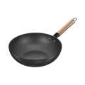 炊具 轻烟少油 原木手柄 麦饭石色涂层 燃磁通用 MP-CL30T1