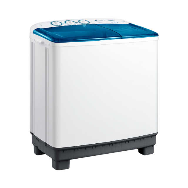 TP100VS908 双桶洗衣机 极地白 门盖三星透明蓝 　 220V,1Ph 50Hz