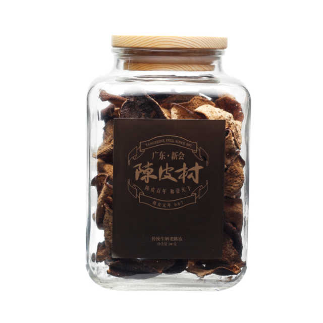 茶 和轩号 2011年司前陈皮 传统生晒陈皮 新会老陈皮茶 玻璃瓶150g