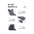 美的发热围巾短款 黑灰色 MK-GJ0101