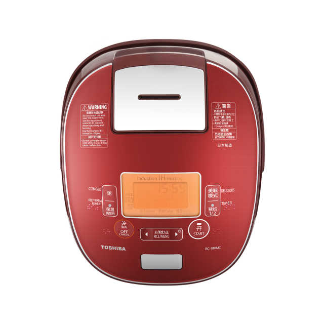 IH电脑式电饭煲 RC-18RMC RC-18RMC(R) 1250W 东芝日本进口