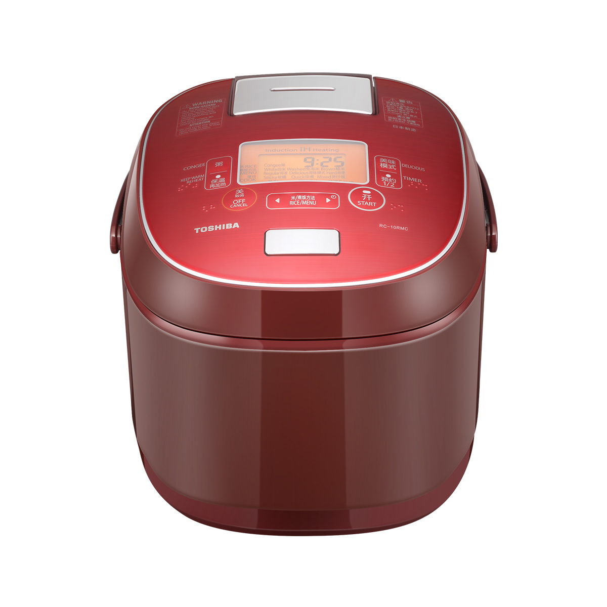 东芝 IH电脑式电饭煲 RC-10RMC 玫瑰红 5L容量 5mm厚底铜釜