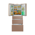 Midea/美的冰箱 416升 五门四温 变频智能 BCD-416WGPZV 玫瑰金