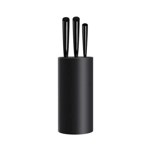 刀具KS04S01BL 主体材质不锈钢+塑料 抑菌刀具四件套黑色