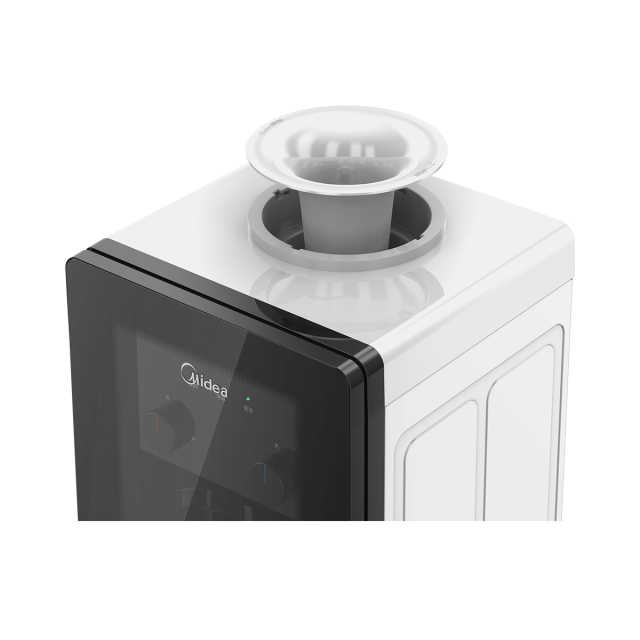 【重点推荐】美的立式饮水机YR1002S-X 一体化钣金机架 旋钮式取水 钢化玻璃面板