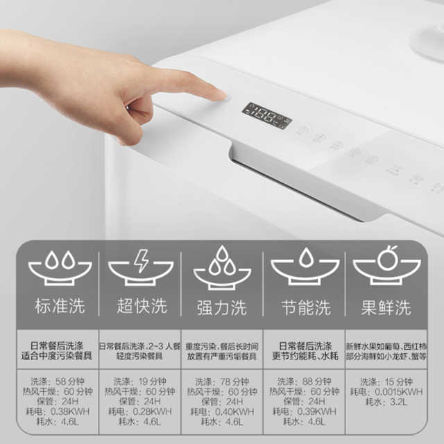 布谷(BUGU) 洗碗机 免安装 19分钟超快洗 BG-DC01N