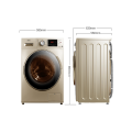 【恒温煮洗】美的10KG滚筒洗衣机  全自动 洗烘一体  60℃恒温煮洗MD100V332DG5