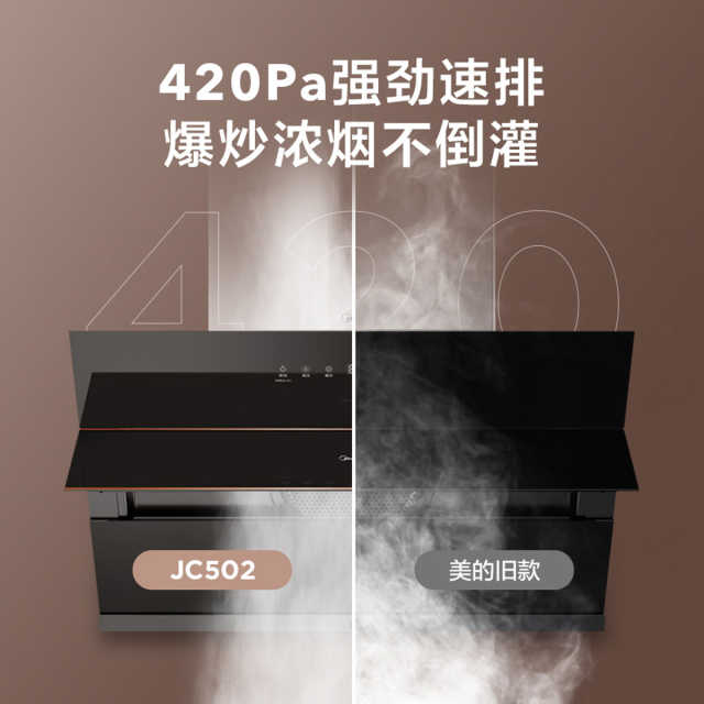 【智能声控】吸油烟机  21m³大吸力 高压自清洗 WIFI语音控制 CXW-280-JC502