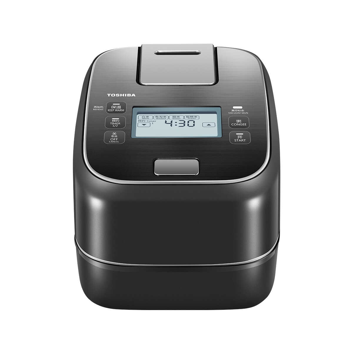 东芝IH电脑式压力煲 RC-10ZWMC  3L容量  原装进口  7mm本羽釜