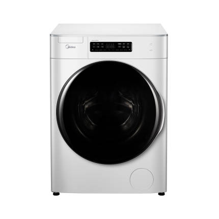 【初见系列】美的洗烘一体洗衣机10公斤 清新祛味 智能翻腾 去皱平整 极地白 MD100T1WDQC