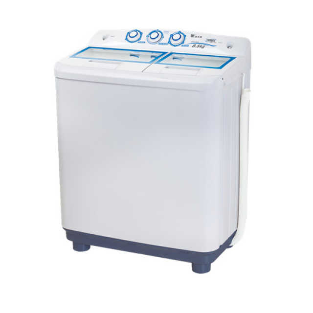 TP85-S955 双桶洗衣机 美的灰 门盖浅灰 钢化玻璃 220V,1Ph 50Hz
