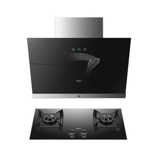 智能家电 烟灶套装 21m³大吸力 自清洗 5.0KW火力 陶瓷承液盘JC520+JZT-Q330