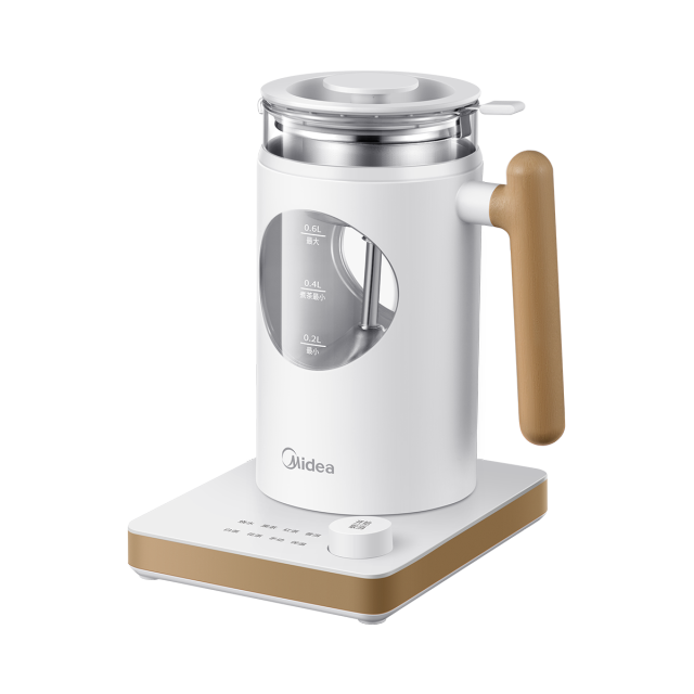 泡茶器YS06P501 五大智能喷淋式煮茶 旋钮操控 自动保温  0.6L  