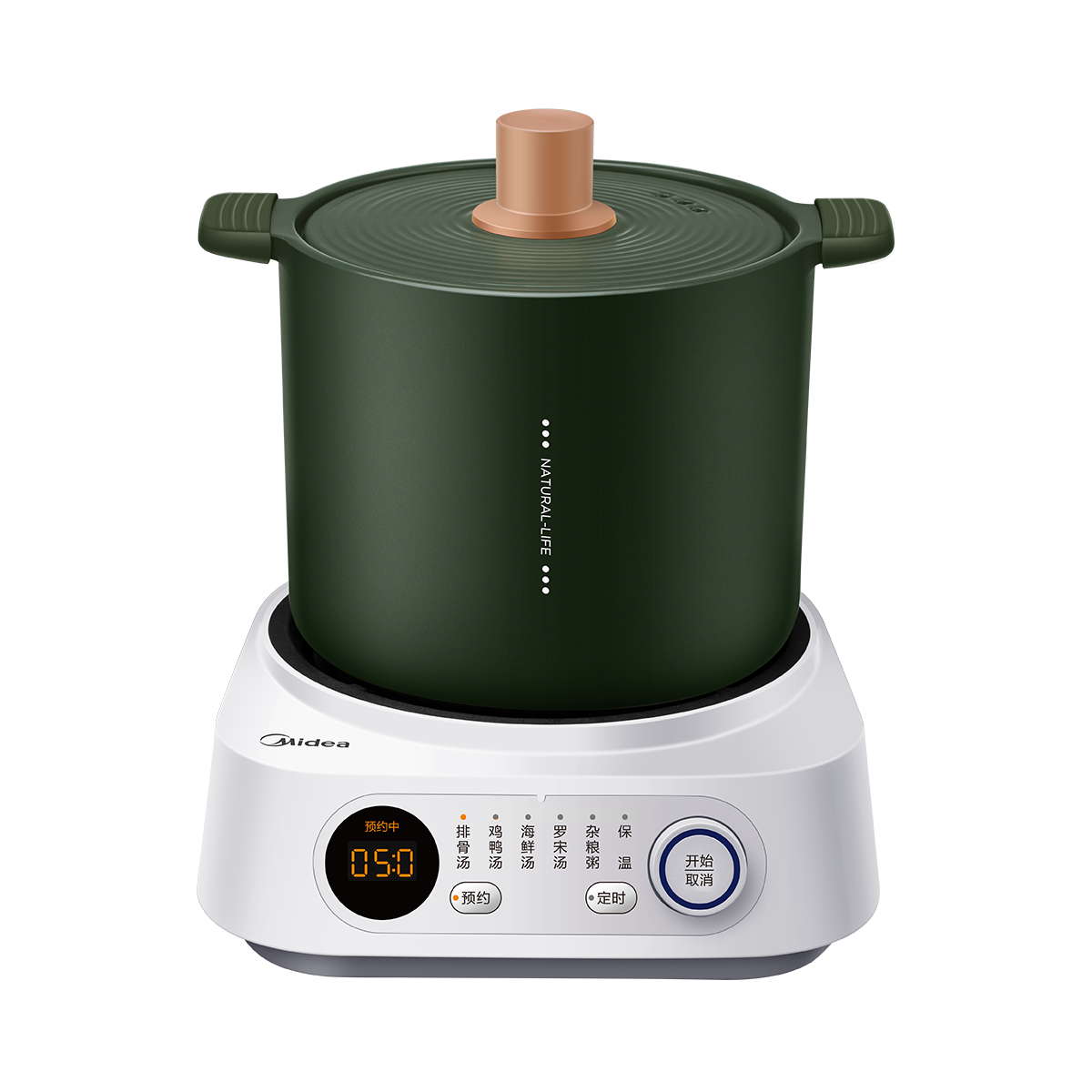 电炖锅 3L 智能旋钮操控 600W功率 MD-DG30P101【不支持以换代修】