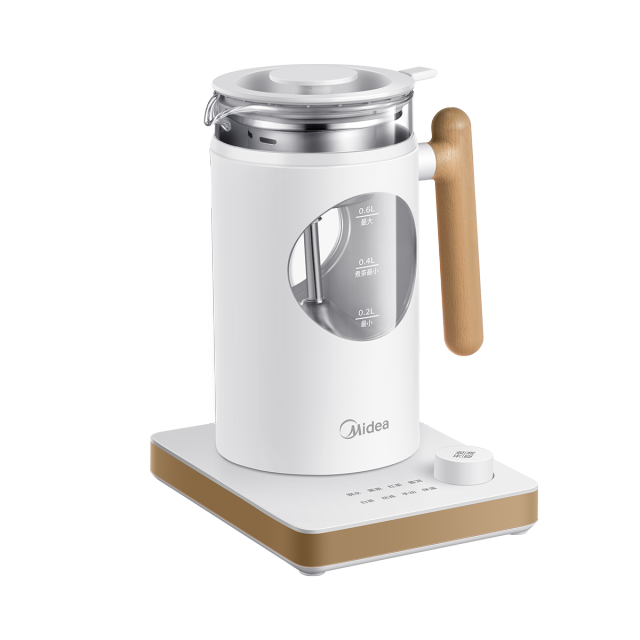 泡茶器YS06P501 五大智能喷淋式煮茶 旋钮操控 自动保温  0.6L  