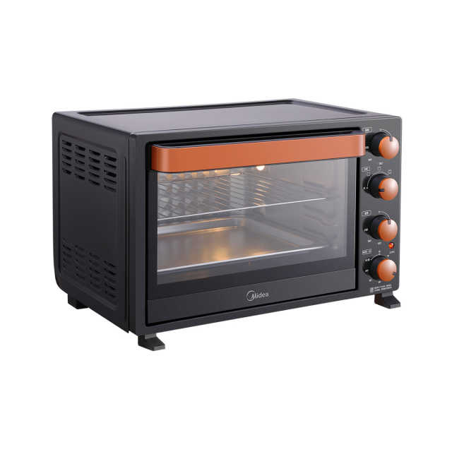 电烤箱 上下独立控温 能烘会烤 32L大容量 四层烤位 钻面内腔 均匀加热 T3-L326B