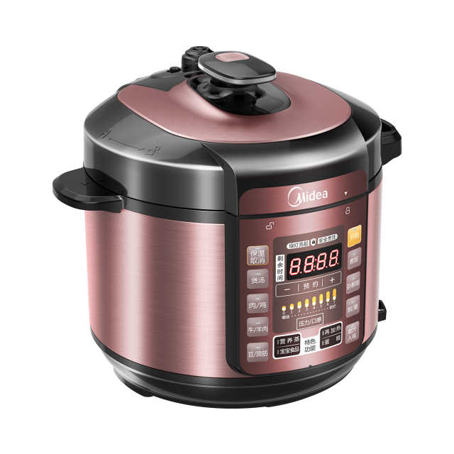 【热销】美的 电压力锅 双胆5L容量 MY-YL50Simple101 YL50101